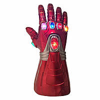 Перчатка Iron Man светящаяся, Перчатка бесконечности Железного человека 36 см, Мстители финал