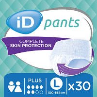 Оригінал! Подгузники для взрослых ID Diapers-Pants for adults D Plus L 30 шт (730311923) | T2TV.com.ua