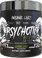 Предтренировочный комплекс Insane Labz Psychotic TEST 30serv (Lemon Lime)
