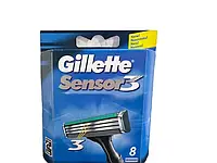 Сменные кассеты для бритья Gillette Sensor3 8шт. Оригинал