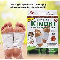 Лечебный пластырь на стопы Kinoki-detox для вывода токсинов, киноки для очищения организма, турмалиновые.