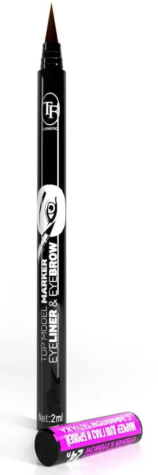 Підводка — маркер для очей і брів Triumph Cosmetics Top Model Marker Eyelner& Eyebrow CTEL12, Brown