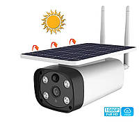 IP Wi-Fi Уличная камера Y8PSL камера с микрофоном и динамиком солнечная панель + аккумуляторы