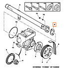 Прокладка трубка помпи Fiat Ducato 230, Peugeot Boxer, Citroen Jumper (1994-2002) 2.5/2.8, 98430478, 1206C2, фото 2