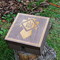 Алкогольний наливатор на 4 чарки (Герб України)