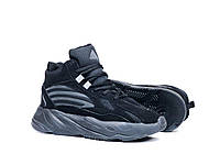 Мужские кроссовки Adidas Yeezy Boost 700 (черные) модные зимние кроссовки 11944 Адидас