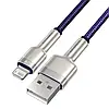 Кабель зарядный Baseus USB - Lightning Cafule Metal Lightning 2.4 A 2 м Purple (CALJK-B05), фото 4