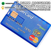 128GB банковская карта Флешка USB Синий