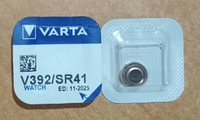 Часовая батарейка VARTA 392 (SR-41W, SR-41) AG3 1х1шт /1/10шт.