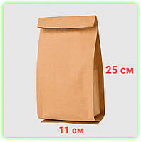 Крафт пакеты стабило металлизированный 110*250мм, бумажный пакет для орехов сухофруктов (komora)