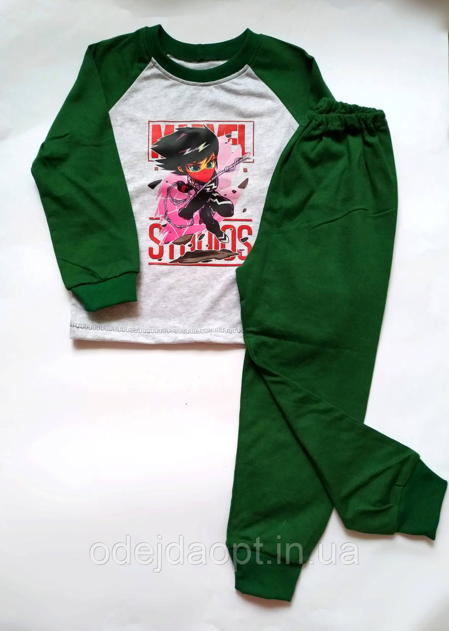 Піжама для хлопчика "Реглан" 3,4,5,6,7,9 років