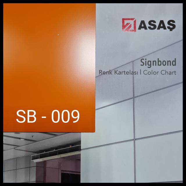 АЛЮМИНИЕВЫЕ КОМПОЗИТНЫЕ ПАНЕЛИ SIGNBOND - 009 - 3 ММ