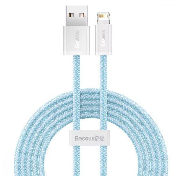 Кабель зарядный Baseus USB - Lightning Fast Charging 2 м Blue (CALD000503)