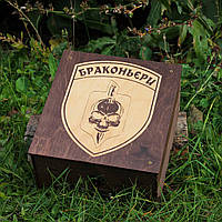 Наливатор алкогольний на 4 чарки з принтом (Браконьєри)