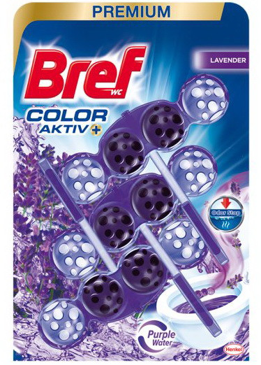 Засіб Bref Color Active Lavender для унітазів туалетний блок 3х4