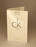 Пробник Calvin Klein CK One EDT 1.2мл Туалетная вода Кельвин Келвин Кляйн СК Ван Оригинал