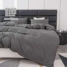 Постільна білизна Colorful Home Satin простирадло на гумці Двоспальний - сірий
