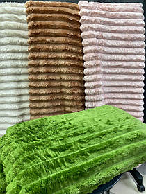 Плед - покривало Євро розмір 200*230 Зелений