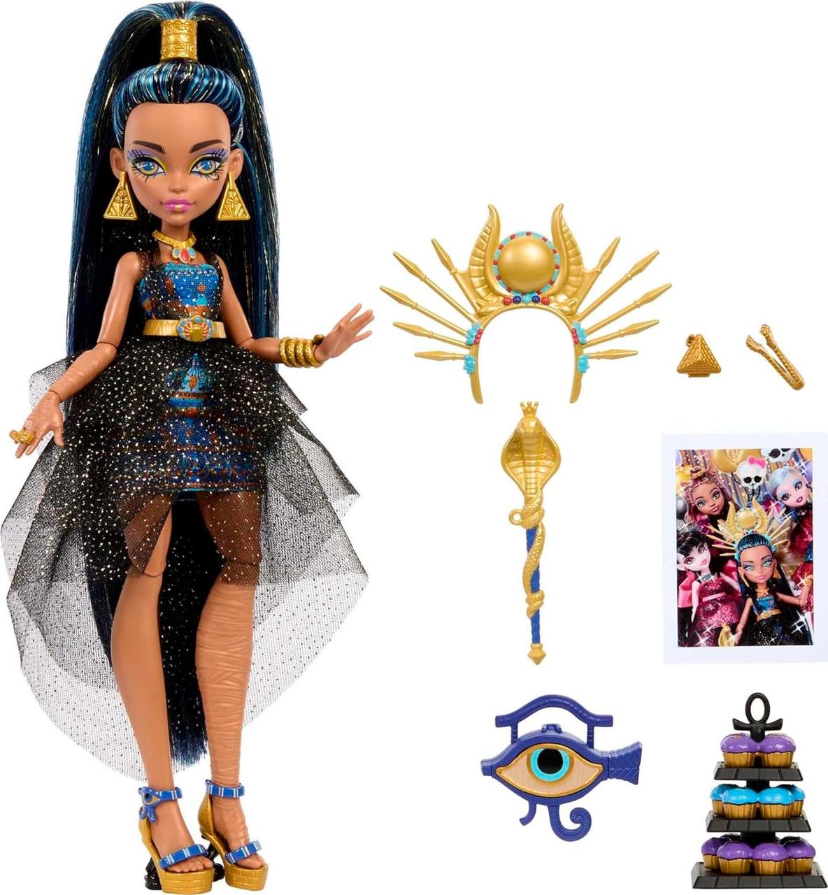 Лялька Монстер Хай Клео Де Ніл Бал Монстрів Monster High Cleo De Nile Monster Ball Party HNF70