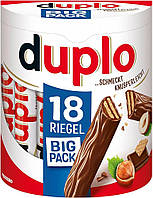 Шоколадний батончик із шоколадно-горіховою начинкою Ferrero Duplo Big Pack (18 шт.x18.2г) 327.6г Німеччина
