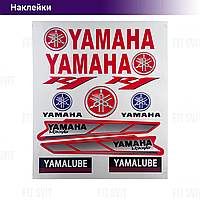 Наклейки Yamaha 24x30 cм, комплект 11 шт