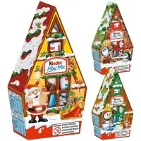 Новогодний подарочный набор Домик Kinder Mini Mix 76г (5шт) Италия