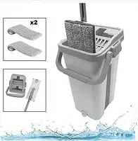 Швабра-лентяйка Scratch Cleaning Mop 8L 2 в 1 с автоматическим отжимом для уборки Швабры hjk