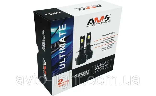 LED Лампи AMS ULTIMATE POWER- H1 5500K CANBUS