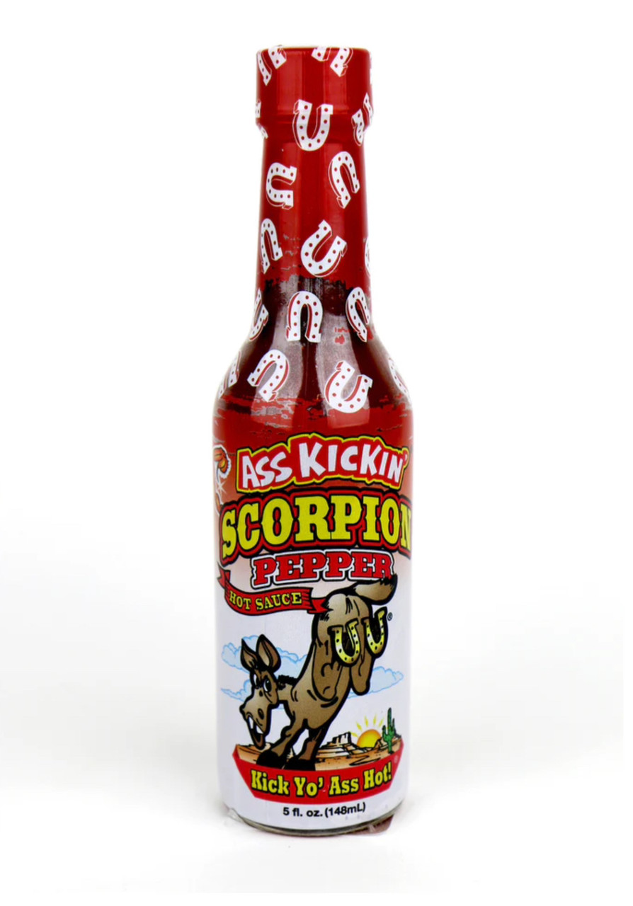 Гострий соус Ass Kickin' Scorpion Pepper Hot Sauce, 148 мл.
