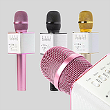 Мікрофон Q9 Портативний Караоке (USB, FM, AUX, Bluetooth) з чохлом ORG, фото 4