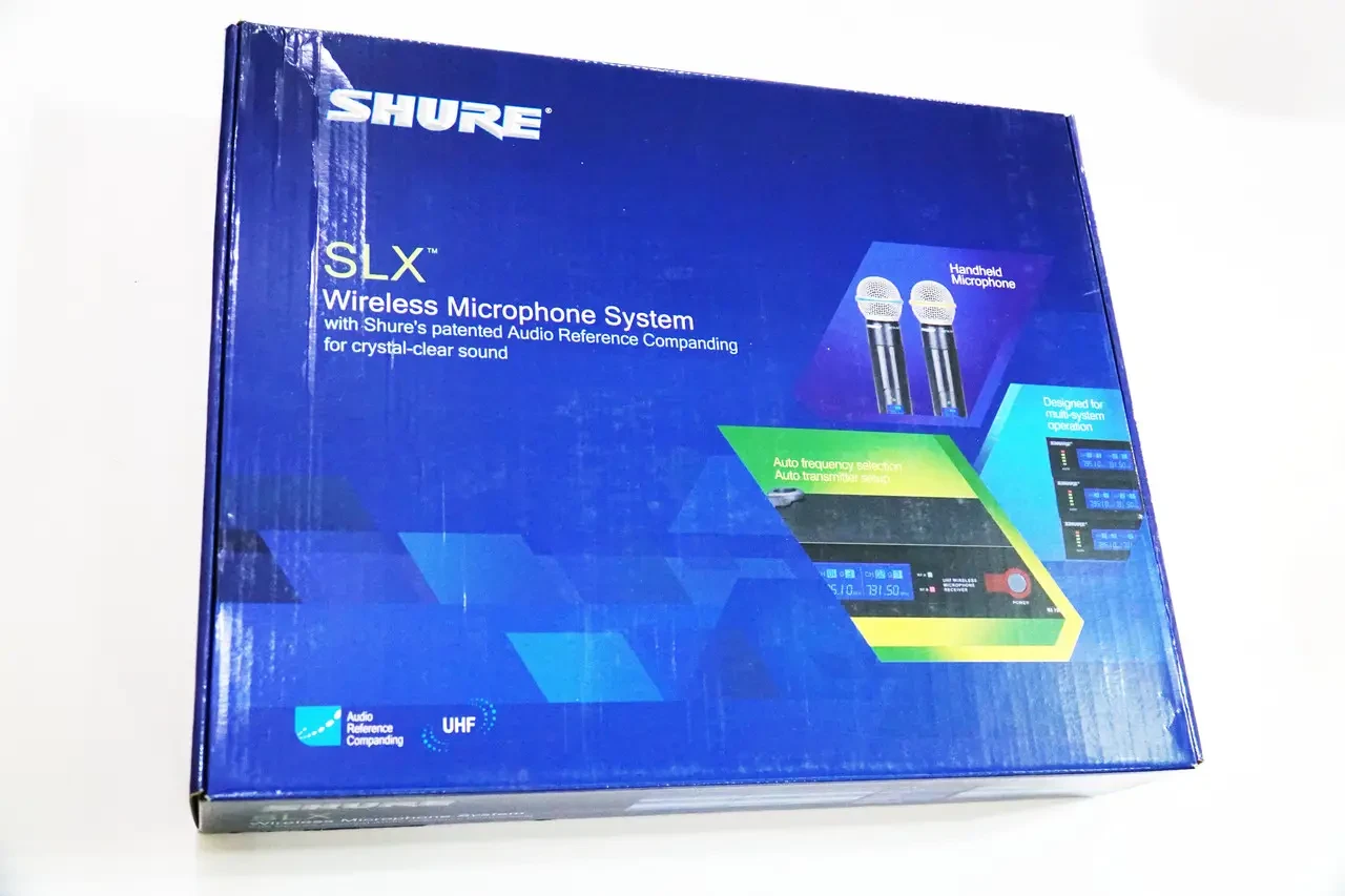 Радіосистема SHURE SLX4 2 радіомікрофони ORG