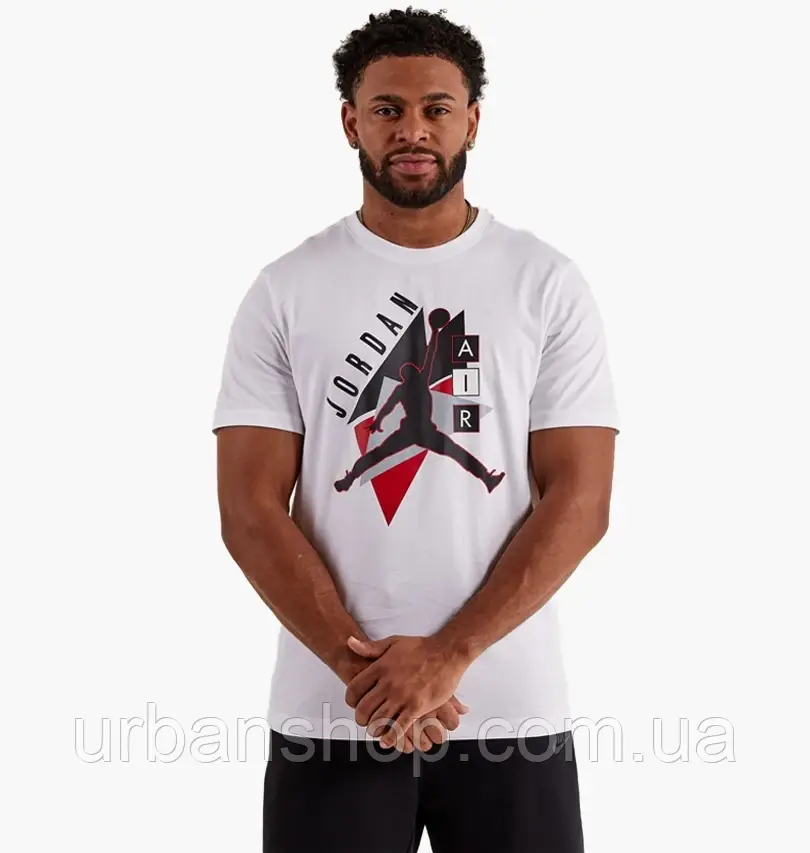 Urbanshop com ua Футболка чоловіча Air Jordan Graphic Tee White FD7031-100 РОЗМІРИ ЗАПИТУЙТЕ, фото 1