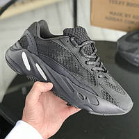 Кроссовки мужские Adidas Yeezy 700 v2 / кросовки черные адидас изи 700 / рефлективные кроссовки изики 700 40