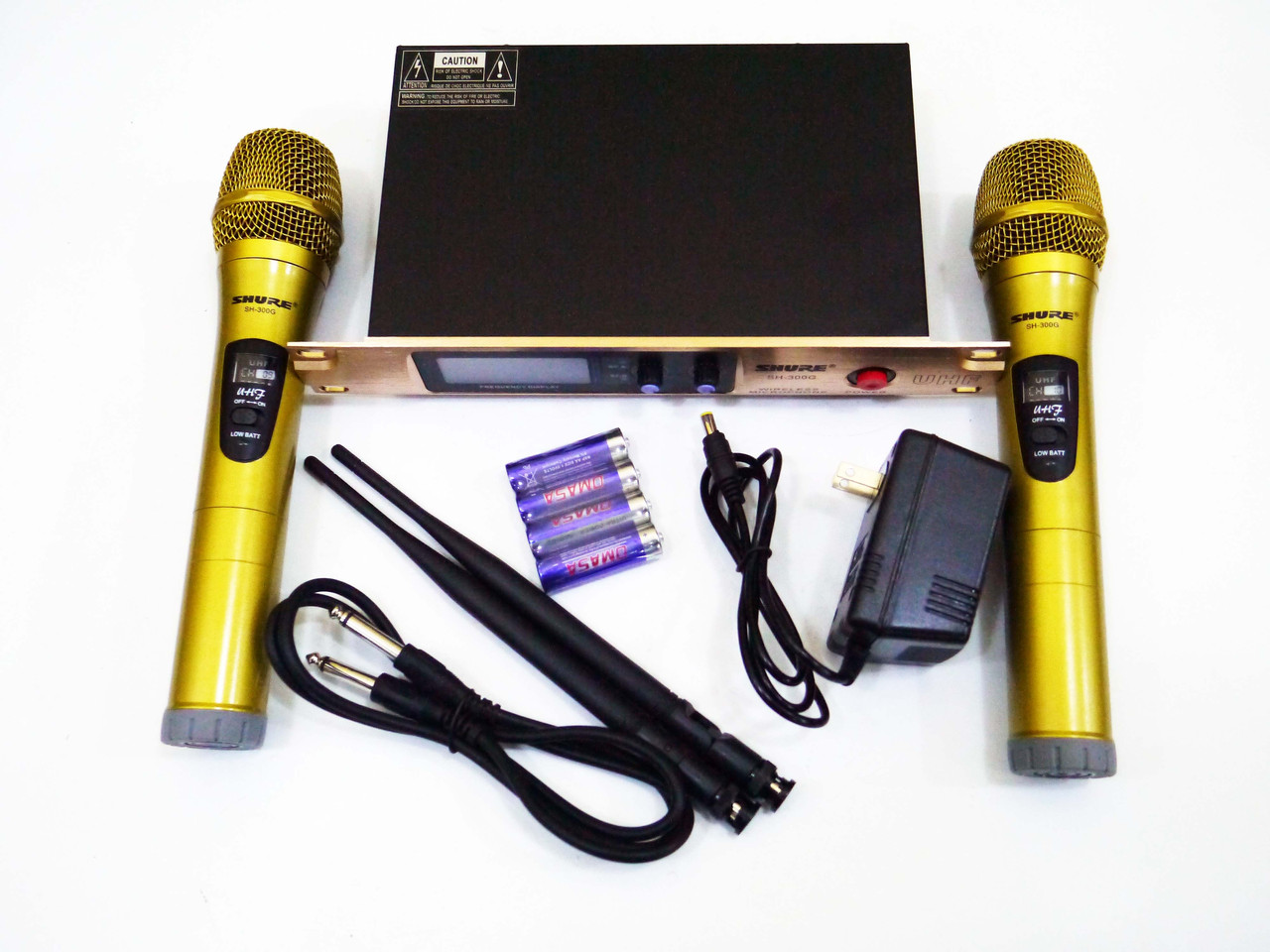 Радіосистема Shure SH-300G база 2 радіомікрофони ORG