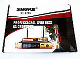 Радіосистема Shure SH-300G база 2 радіомікрофони ORG, фото 7