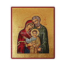 Ікона Святого Сімейства ручний розпис 15 Х 19 см, фото 3
