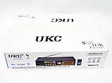 Підсилювач звуку Max/UKC AV-121BT Bluetooth USB + КАРАОКЕ 2мікрофони ORG, фото 8