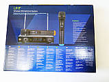 Радіосистема Shure LX-800 база 2 радіомікрофони ORG, фото 9