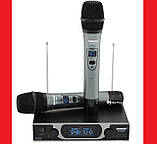 Радіосистема Shure SH-999R база 2 радіомікрофони ORG, фото 3