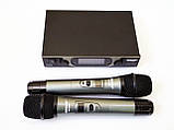 Радіосистема Shure SH-999R база 2 радіомікрофони ORG, фото 4