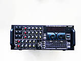 Підсилювач UKC AV-2009A FM SD USB AUX Караоке 6xмікрофонів 8-канальний ORG, фото 3