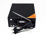 Підсилювач звуку BM AUDIO BM-800BT FM USB 2x300W Блютуз + Караоке ORG, фото 6