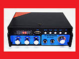 Підсилювач звуку BM AUDIO BM-600BT FM USB Блютуз + Караоке ORG, фото 4