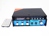 Підсилювач звуку BM AUDIO BM-600BT FM USB Блютуз + Караоке ORG, фото 5