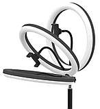 Кільцева LED-лампа SMN-12 30 см 1 кріп.тел USB ORG, фото 4