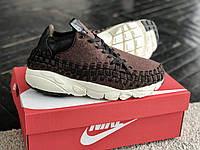 Кроссовки мужские летние Nike Footscape Woven коричневые / Найк Футскейп Вовен / найки легкие 42