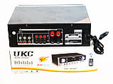 Підсилювач UKC SN-305BT — Bluetooth, USB, SD,FM, MP3! Караоке 2х канальний 500W ORG, фото 5