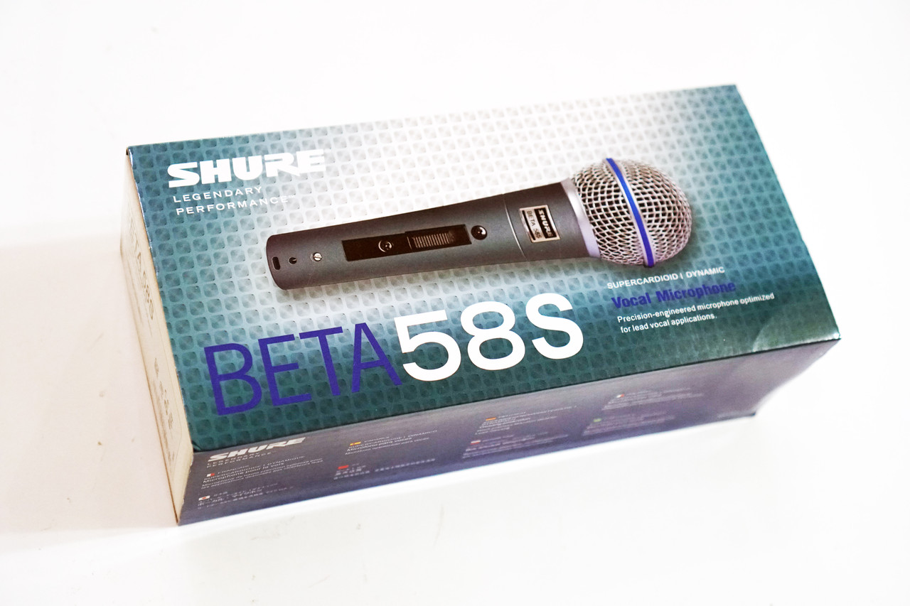 Мікрофон shure beta 58s дротовий ORG