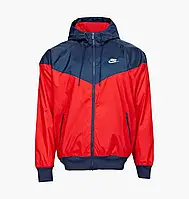 Urbanshop com ua Вітровка Nike Sportswear Windrunner Mens Hooded Jacket Blue/Red DA0001-657 РОЗМІРИ ЗАПИТУЙТЕ