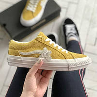 Кеды женские Converse all stars конверс желтые конверси конверсы кроссовки крассовки кроссы алл старс 37